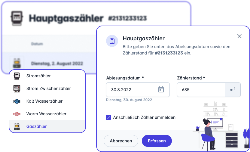 Zählerverwaltung mit nahaus.de
